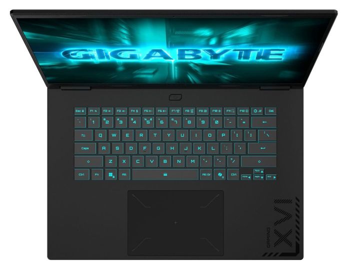 Ноутбук Gigabyte Gaming A16 16.0 FHD, AMD 7 260, 16GB, F512GB, NVD5050-8, DOS, чорний