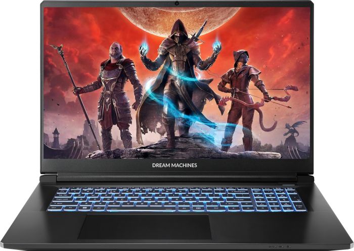 Ноутбук Dream Machines RT5060-17 17.3FHD IPS, AMD AI 7 350, 32GB, F1TB, NVD5060-8, DOS, черный
