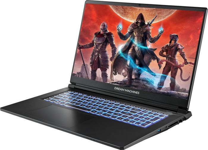 Ноутбук Dream Machines RT5060-17 17.3FHD IPS, AMD AI 7 350, 32GB, F1TB, NVD5060-8, DOS, черный