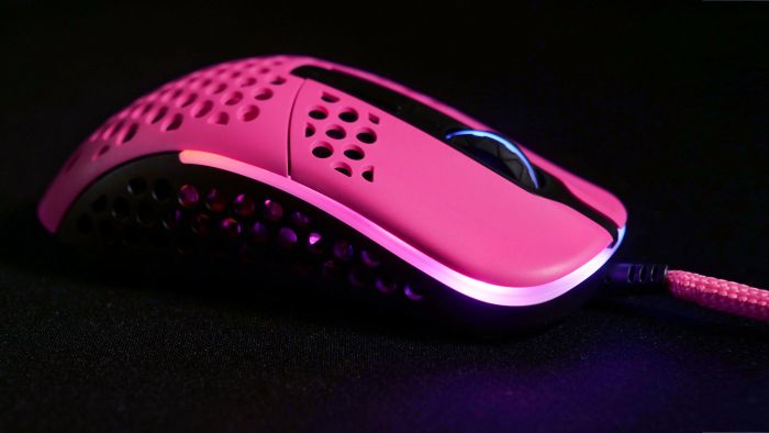 Mouse Xtrfy M42, USB-A, RGB, Рожевий