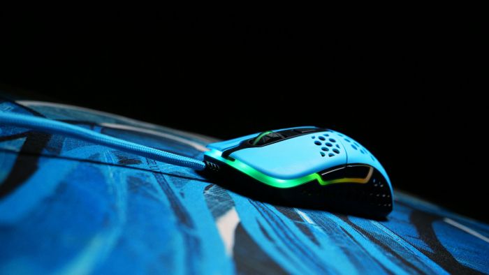 Mouse Xtrfy M42, USB-A, RGB, Miami Blue