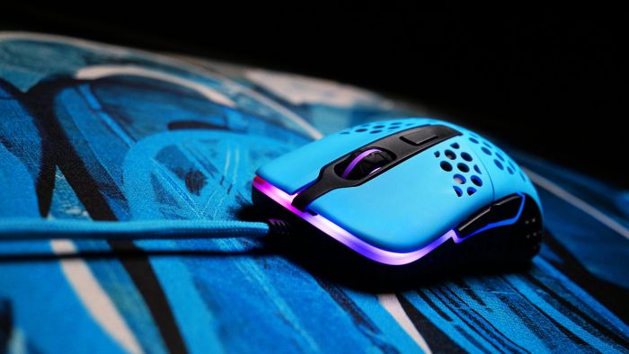 Mouse Xtrfy M42, USB-A, RGB, Miami Blue