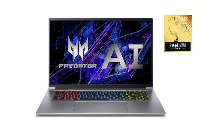 Ноутбук Acer Predator Triton Neo 16 PTN16-51 16" WQXGA, Intel U7-155H, 32GB, F1TB, NVD4060-8, Lin, сріблястий