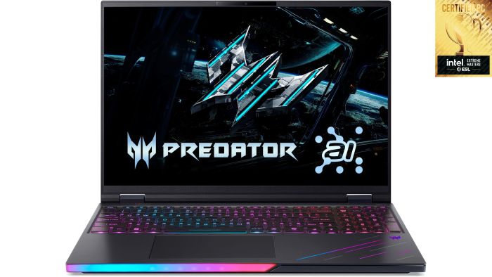 Ноутбук Acer Predator Helios 16 PH16-73 16" OLED, Intel U9-275HX, 64GB, F2TB, NVD5090-24, Win11P, черный