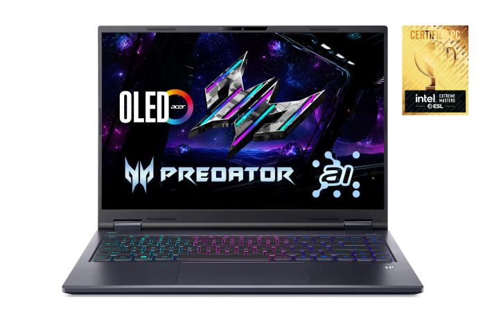 Ноутбук Acer Predator Helios Neo 14 PHN14-71 14.5" 2.8K OLED, Intel U9-285H, 32GB, F2TB, NVD5070-8, Lin, черный