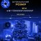 Гірлянда роса на пульті 50 метрів на 500 led світлодіодів крапля на зеленому дроті синя 500L50MGBL