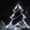 Гірлянда штора світлодіодна GarlandoPro зірка та ялинка 120LED 3х0,9 м 8 режимів Білий 1733071W
