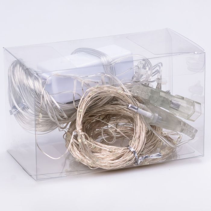 Гірлянда штора світлодіодна GarlandoPro Роса 200LED 3х2м 10 ліній 8 режимів гірлянда крапля роси 173301ML