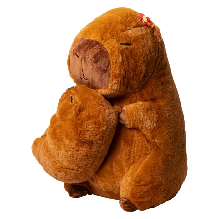 М'яка іграшка-плед, подушка 3 в 1 Капібара Коричневий Colorful Home 509-4B