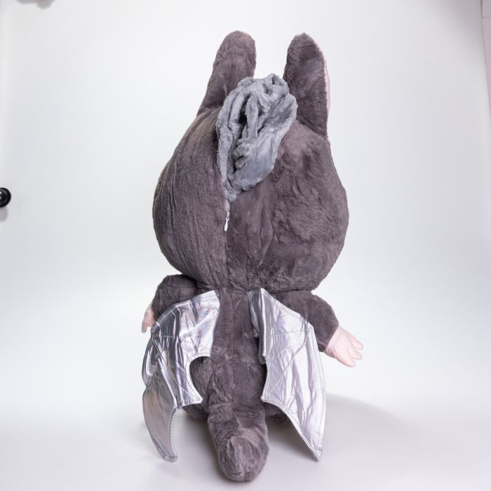 М'яка іграшка-плед, подушка 3 в 1 Labubu Brown Dragon плед в іграшці дитячий плед іграшка Лабубу Сірий 520-29G