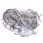 Новорічна кімнатна гірлянда нитка 6 м 50 LED білий провід Жовтий W50LED6MWY