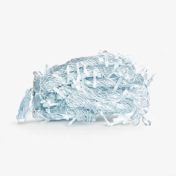 Новорічна гірлянда штора 3х3 м 192 LED кімнатна білий провід Білий ZWM33192LEDW